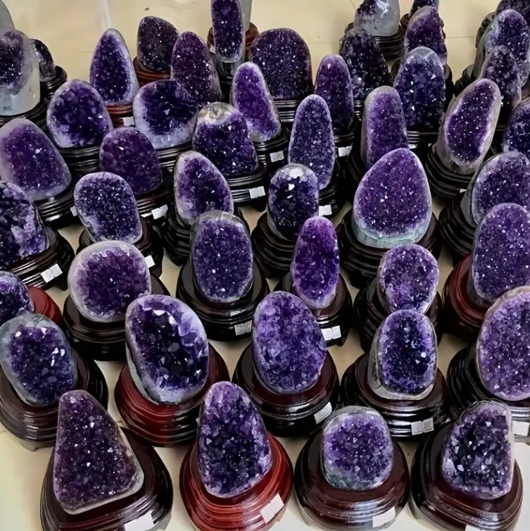 Sale Natural Amethyst Array Brazil Deep Amethyst Array Home Office Crystal Crafts Decoration Ornaments - Image 2